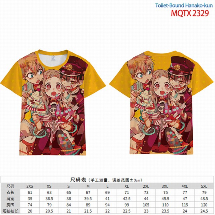 Toilet-Bound Hanako-kun Full color short sleeve t-shirt 10 sizes from 2XS to 5XL MQTX-2329