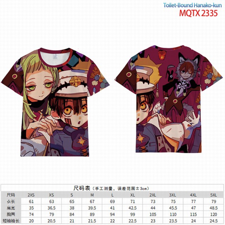 Toilet-Bound Hanako-kun Full color short sleeve t-shirt 10 sizes from 2XS to 5XL MQTX-2335