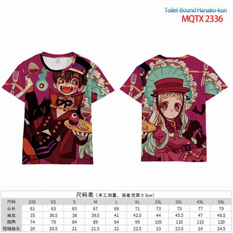 Toilet-Bound Hanako-kun Full color short sleeve t-shirt 10 sizes from 2XS to 5XL MQTX-2336
