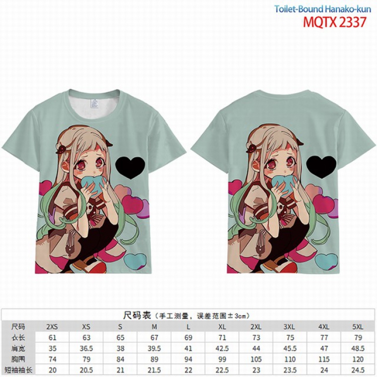 Toilet-Bound Hanako-kun Full color short sleeve t-shirt 9 sizes from 2XS to 4XL MQTO-2337
