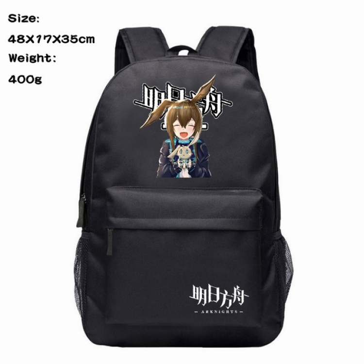 Arknights Anime 600D Canvas Backpack 48X17X35CM 400G