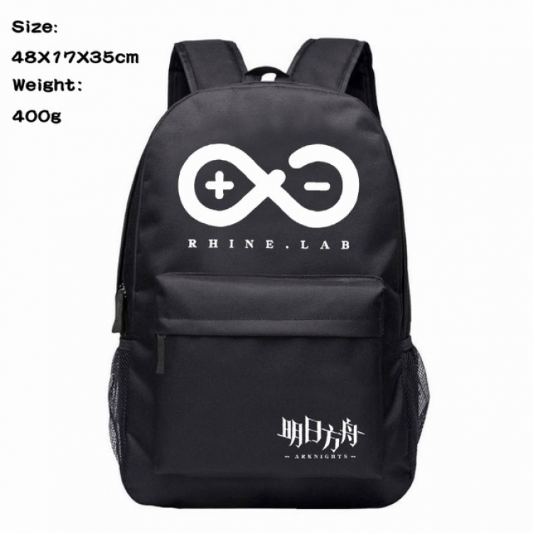 Arknights Anime 600D Canvas Backpack 48X17X35CM 400G