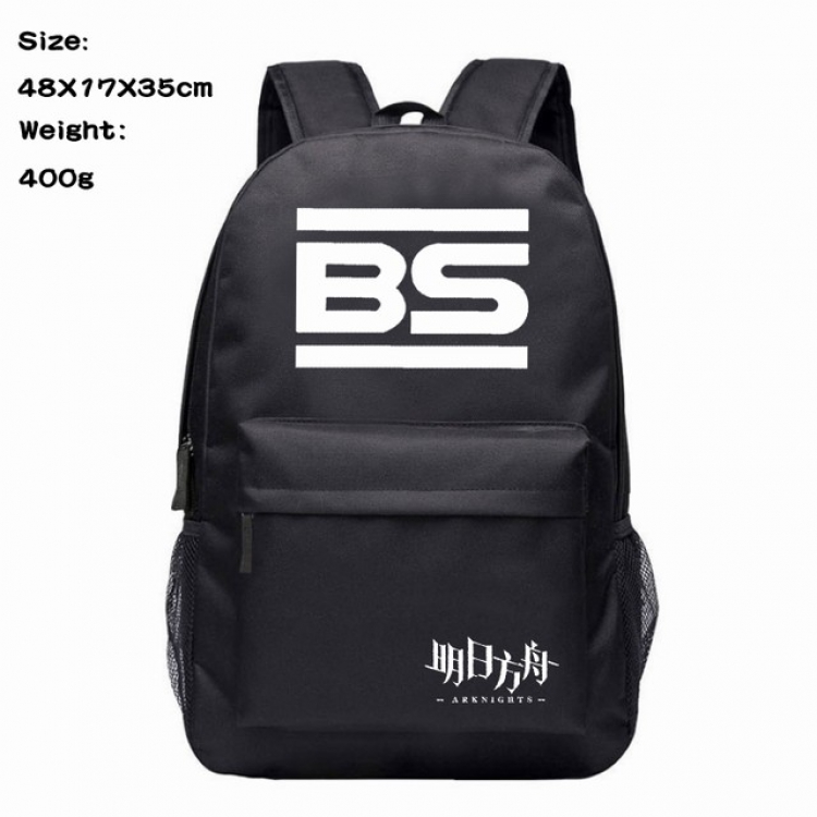 Arknights Anime 600D Canvas Backpack 48X17X35CM 400G