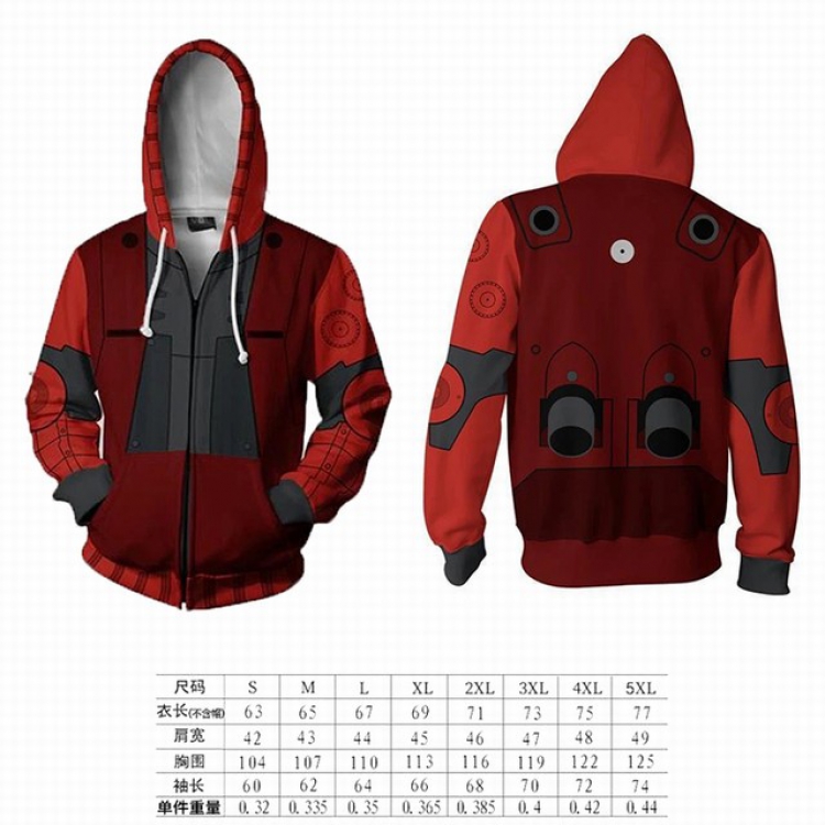 Gundam hooded zipper sweater coat S M L XL 2XL 3XL 4XL 5XL price for 2 pcs preorder 3 days GD-3