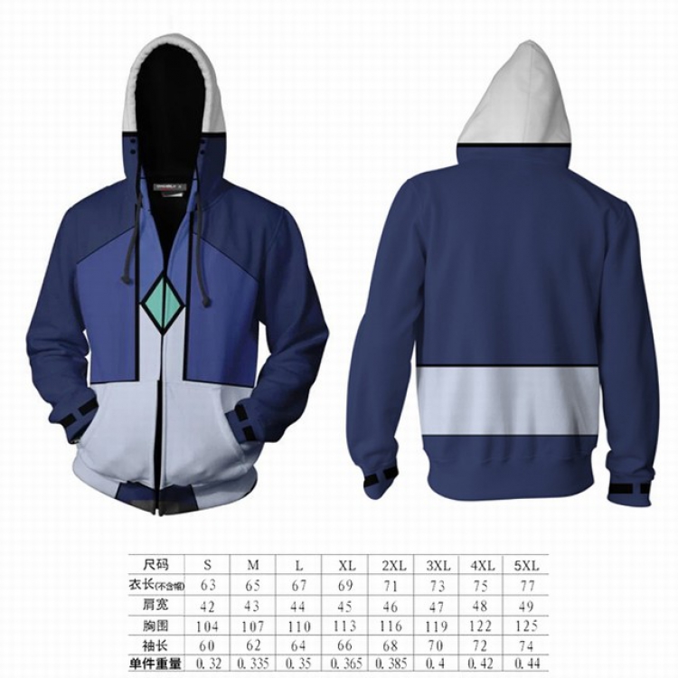 Gundam hooded zipper sweater coat S M L XL 2XL 3XL 4XL 5XL price for 2 pcs preorder 3 days GD-9
