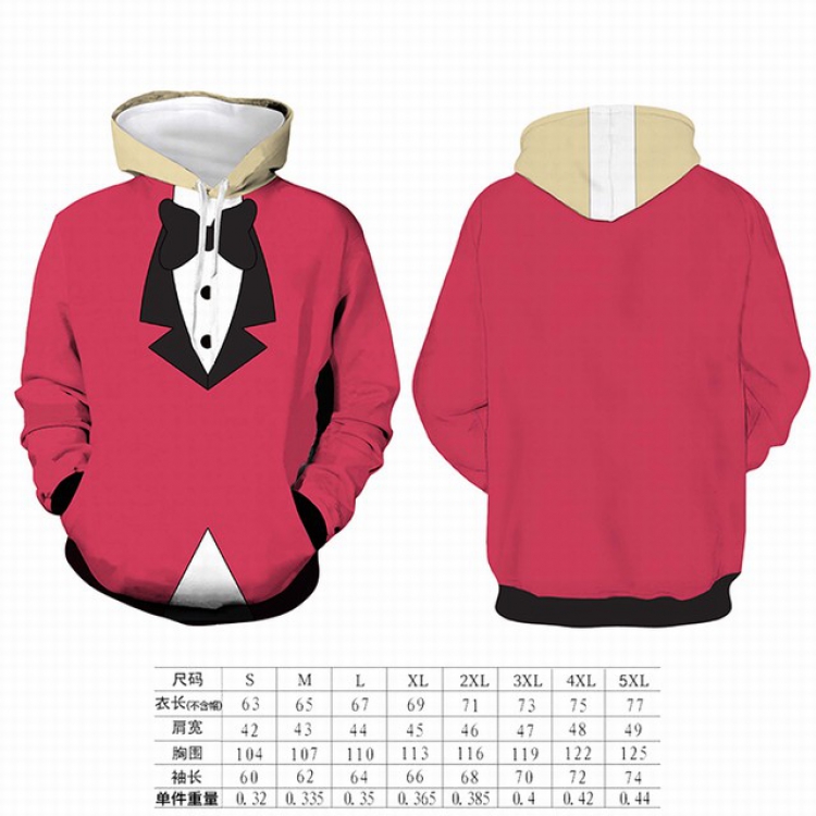 Hazbin Hotel Pink Round neck pullover hat sweater S M L XL XXL XXXL XXXXL XXXXXL preorder 3 days price for 2 pcs