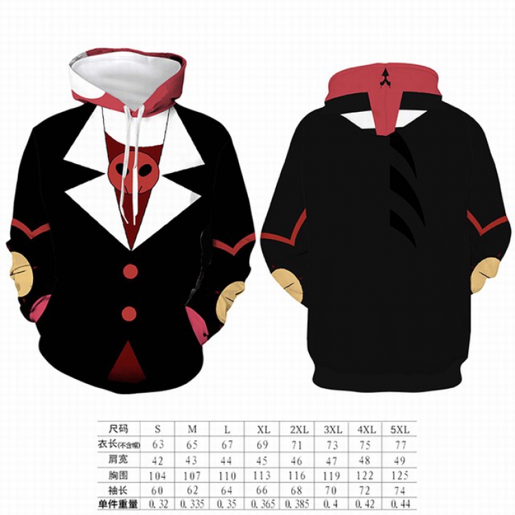 Hazbin Hotel black Round neck pullover hat sweater S M L XL XXL XXXL XXXXL XXXXXL preorder 3 days price for 2 pcs