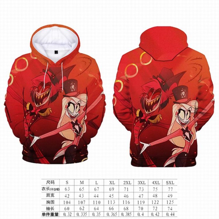 Hazbin Hotel Red Round neck pullover hat sweater S M L XL XXL XXXL XXXXL XXXXXL preorder 3 days price for 2 pcs