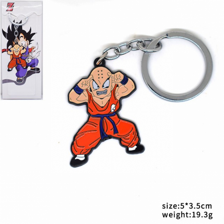 Dragon Ball Kuririn Keychain pendant 5X3.5CM 19.3G