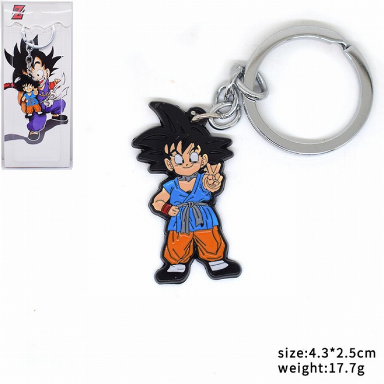 Dragon Ball Son Goku Keychain pendant 4.3X2.5CM 17.7G