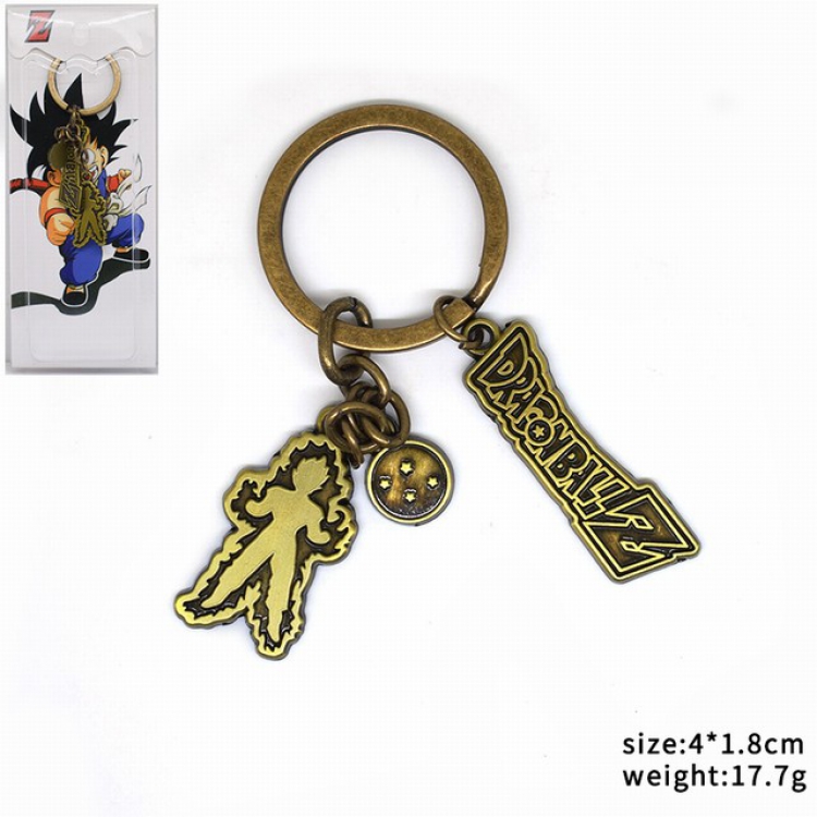 Dragon Ball Keychain pendant 4X1.8CM 17.7G