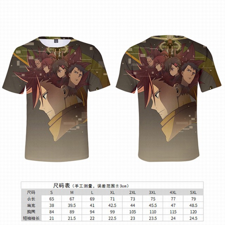 Idinvaded gray Full color printed short-sleeved T-shirt 8 sizes from S to 5XL price for 2 pcs