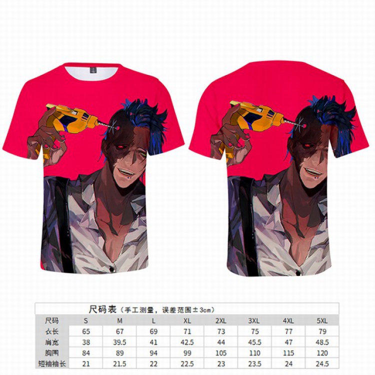 Idinvaded gray Full color printed short-sleeved T-shirt 8 sizes from S to 5XL price for 2 pcs