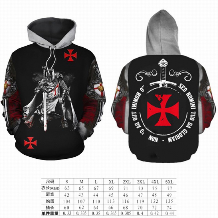 Templar Order Round neck pullover hat sweater S M L XL XXL XXXL XXXXL XXXXXL preorder 3 days price for 2 pcs