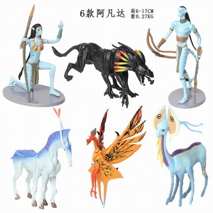 God of War Avatar a set of 6 Bagged Figure Decoration Model 6-17CM 0.27KG