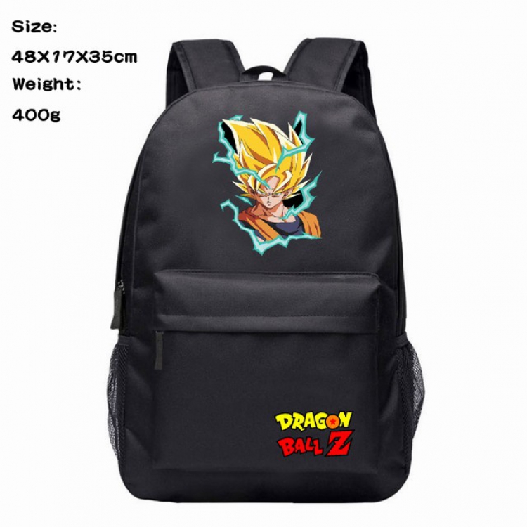 Dragon Ball Kakarotto Anime 600D Canvas Backpack 48X17X35CM 400G