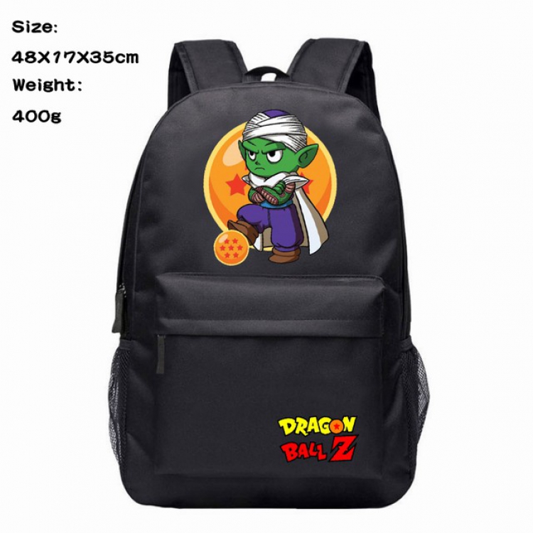 Dragon Ball Piccolo Anime 600D Canvas Backpack 48X17X35CM 400G