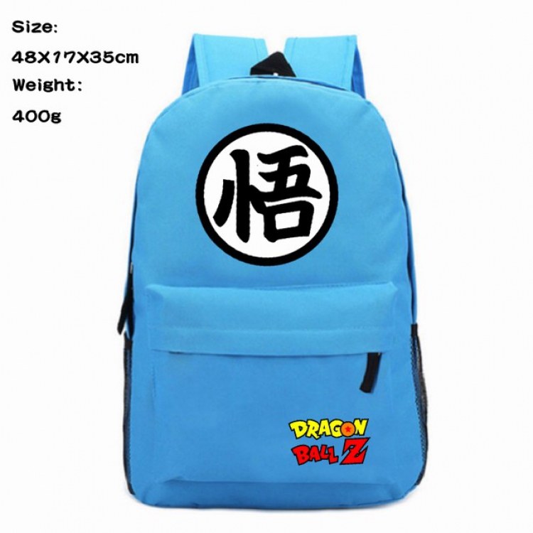 Dragon Ball Anime 600D Canvas Backpack 48X17X35CM 400G