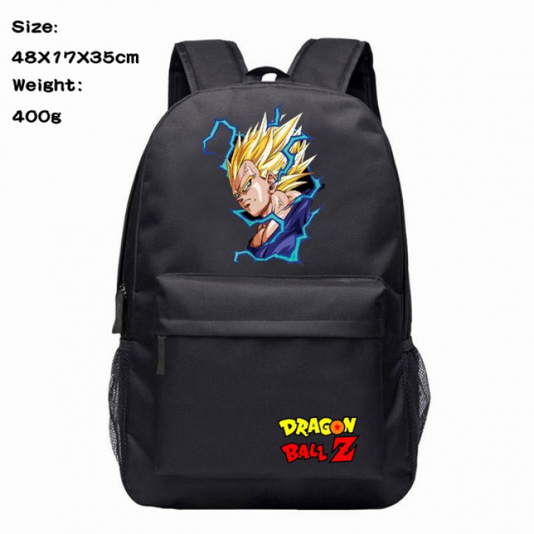 Dragon Ball Saiyan Anime 600D Canvas Backpack 48X17X35CM 400G