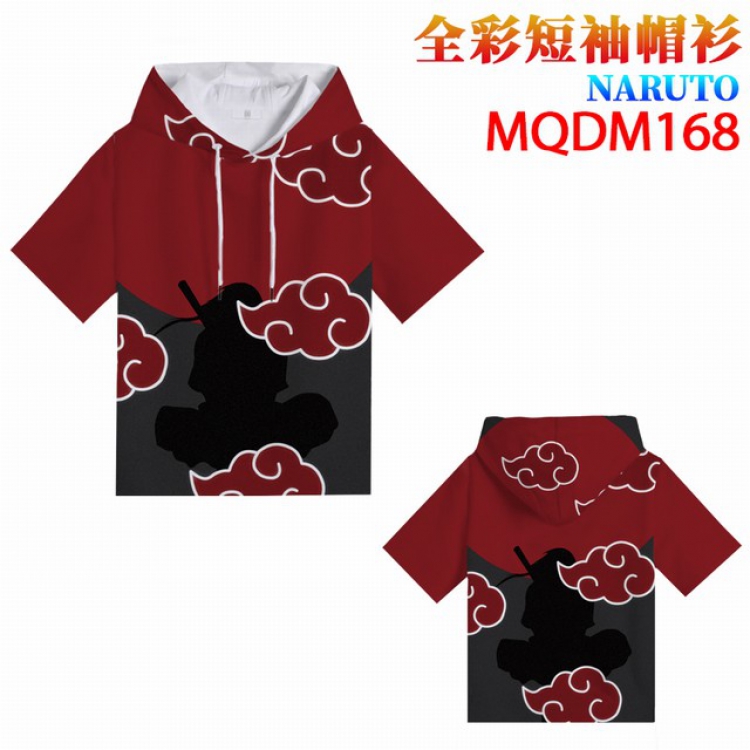 NarutoFull Color Printing Short sleeve T-shirt M L XL XXL XXXL MQDM165 Full Color Printing Short sleeve T-shirt M L XL X