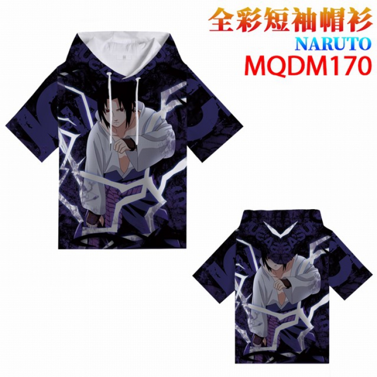 NarutoFull Color Printing Short sleeve T-shirt M L XL XXL XXXL MQDM165 Full Color Printing Short sleeve T-shirt M L XL X