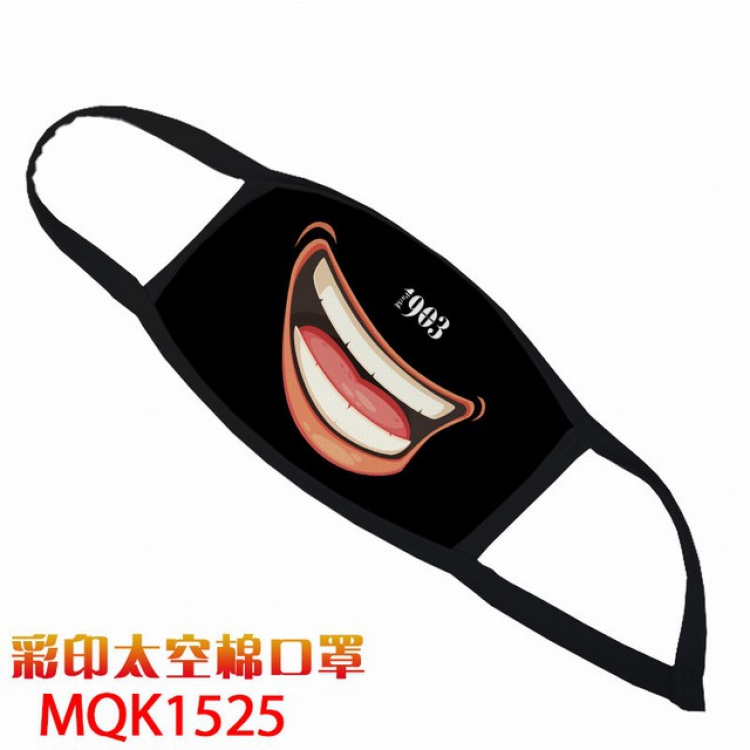 Facial expression Color printing Space cotton Masks price for 5 pcs MQK14525