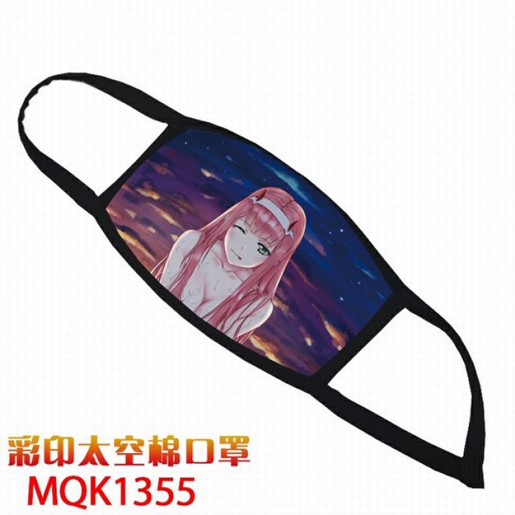 DARLING in the FRANKXX Color printing Space cotton Masks price for 5 pcs MQK1355