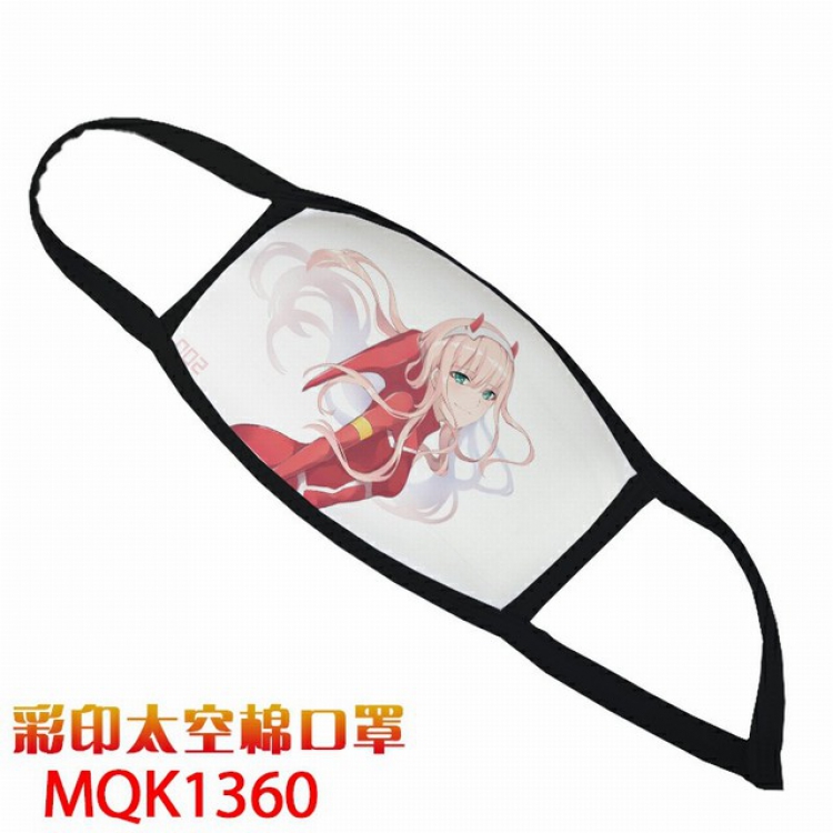 DARLING in the FRANKXX Color printing Space cotton Masks price for 5 pcs MQK1360