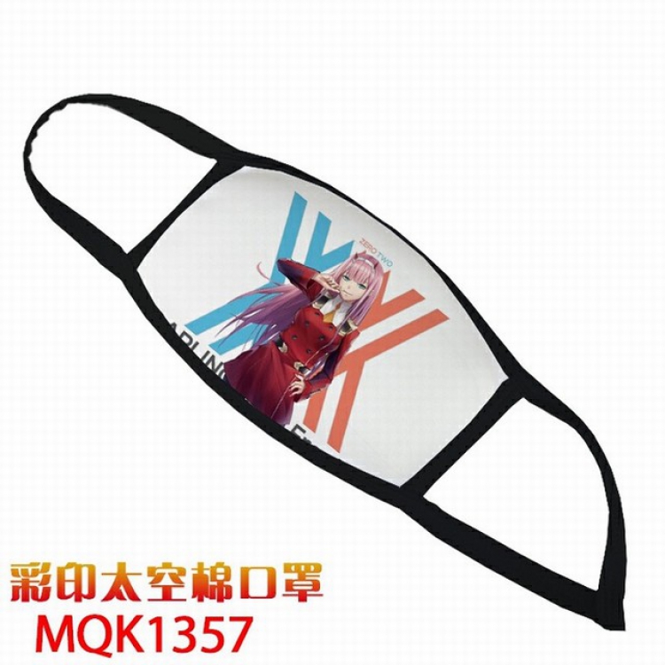 DARLING in the FRANKXX Color printing Space cotton Masks price for 5 pcs MQK1357