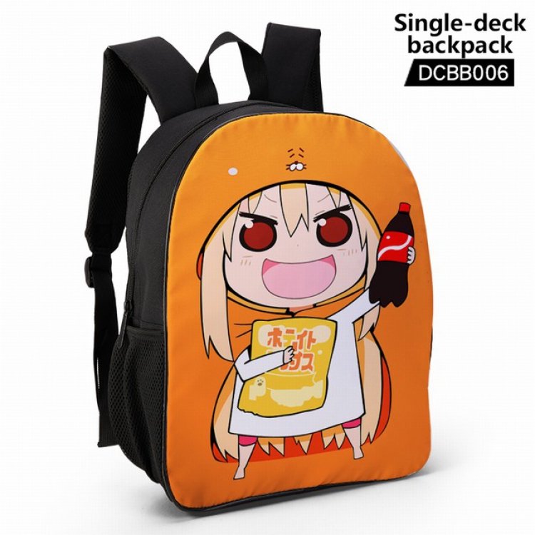 DCBB006-Himono!Umarucha Anime waterproof single-deck backpack 28.5X13X37CM