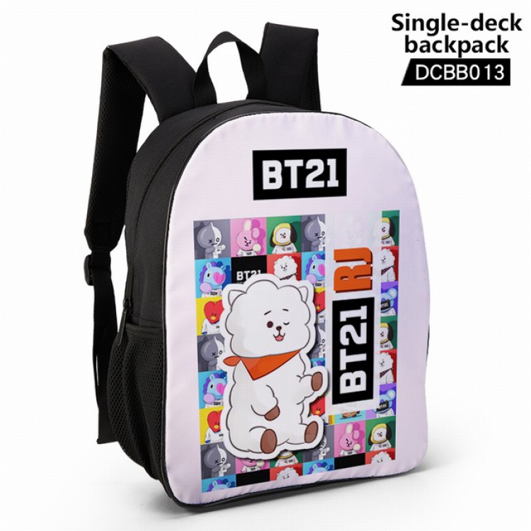 DCBB013-BTS Anime waterproof single-deck backpack 28.5X13X37CM