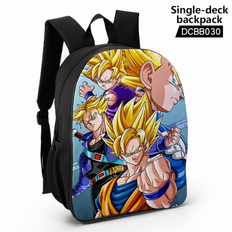 DCBB030-Dragon Ball Anime waterproof single-deck backpack 28.5X13X37CM