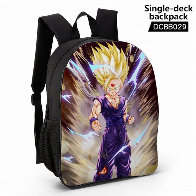 DCBB029-Dragon Ball Anime waterproof single-deck backpack 28.5X13X37CM