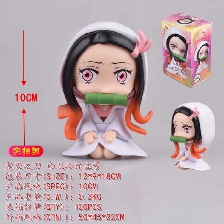 Demon Slayer Kimets Shi Ro Mu Ku Kamado Nezuko Boxed Figure Decoration Model 10CM 0.2KG a box of 100