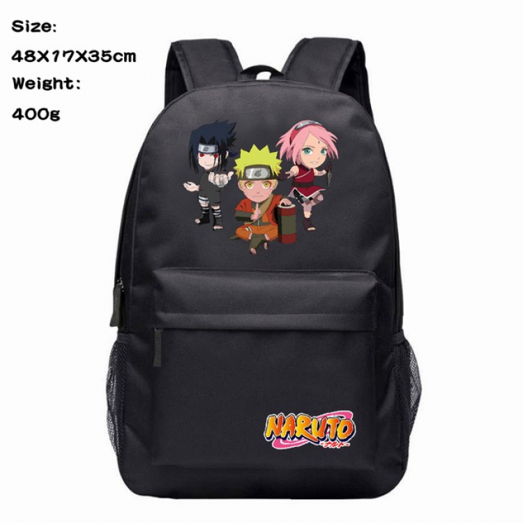 Naruto Anime 600D Canvas Backpack 48X17X35CM 400G