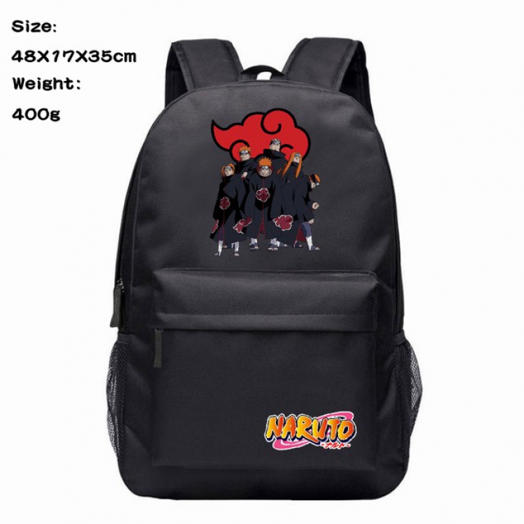 Naruto Anime 600D Canvas Backpack 48X17X35CM 400G