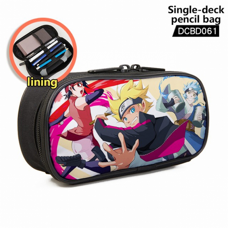 Naruto Anime single layer waterproof pen case 25X7X12CM -DCBD061