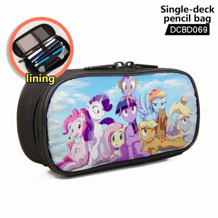 My Little Pony Anime single layer waterproof pen case 25X7X12CM -DCBD069