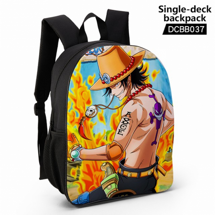 DCBB037-One Piece Anime waterproof single-deck backpack 28.5X13X37CM