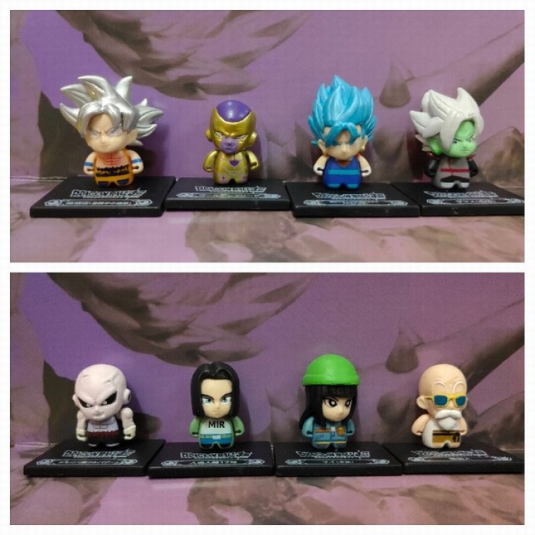 Dragon Ball Gashapon a set of 8 Boxed Figure Decoration Model About 5CM