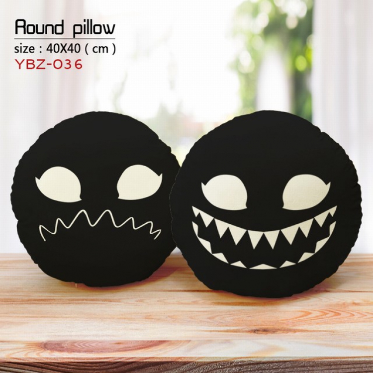 Venom Full Color Fine plush round pillow 40X40CM YBZ036