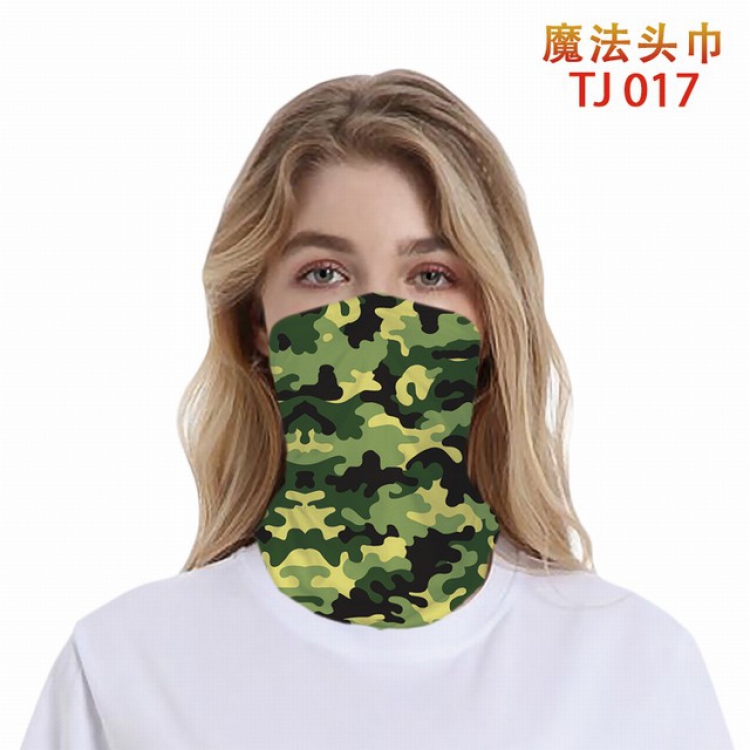 TJ-017-Personalized color printing magic turban scarf