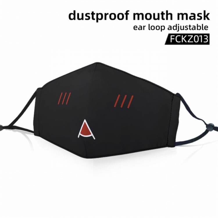 FCKZ013-Dustproof mouth mask ear loop adijustable a set price for 5 pcs