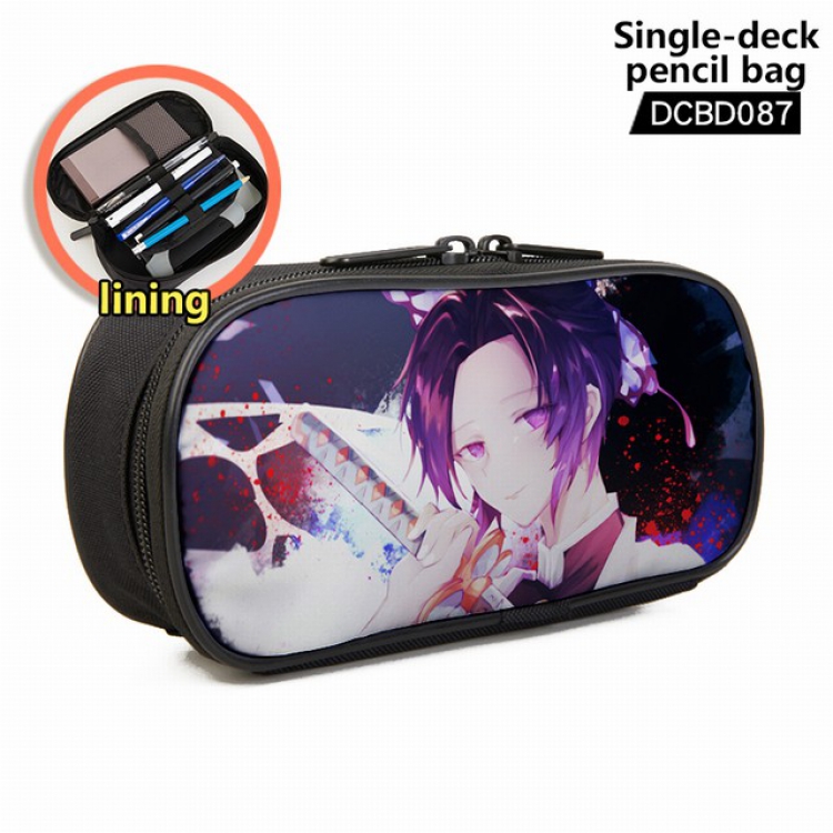 Demon Slayer Kimets Anime single layer waterproof pen case 25X7X12CM -DCBD087