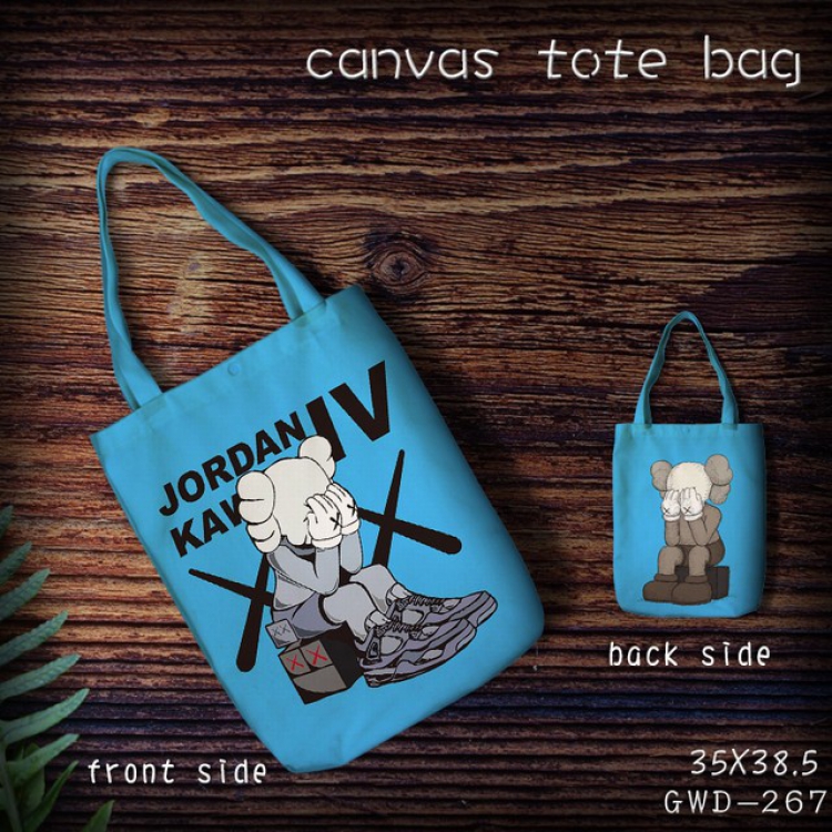 GWD267-Canvas tote bag 35X38.5CM (Can be customized for a single model)