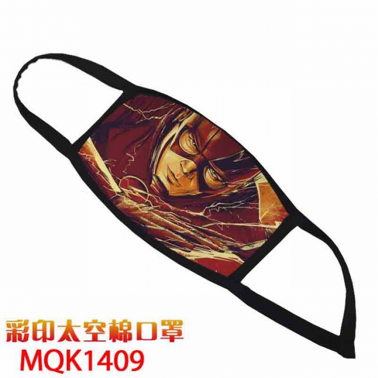 Justice League The Flash Color printing Space cotton Masks price for 5 pcs MQK1409