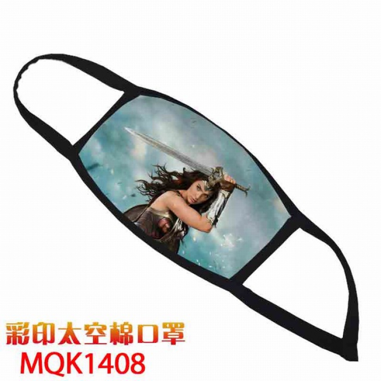 Wonder Woman Color printing Space cotton Masks price for 5 pcs MQK1408