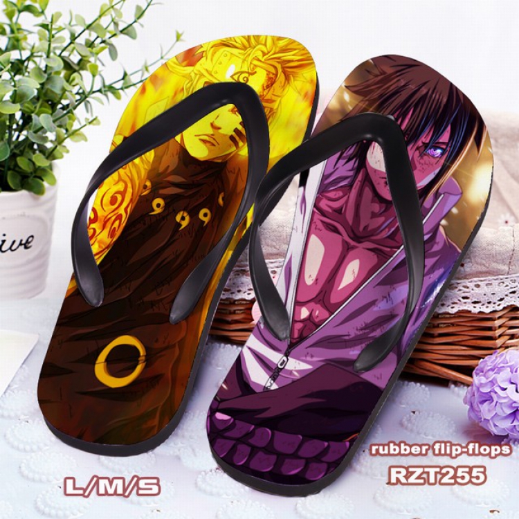 Naruto Cloth surface Flip-flops slipper S.M.L RZT255