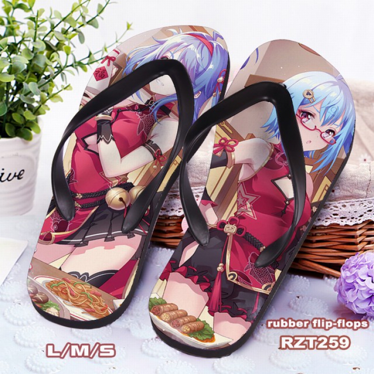 Bilibili  Cloth surface Flip-flops slipper S.M.L RZT259