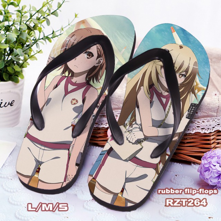 Toaru Kagaku no Railgun Cloth surface Flip-flops slipper S.M.L RZT264